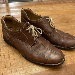 Johnston and Murphy Brown leather lace up Mens 13 207223
